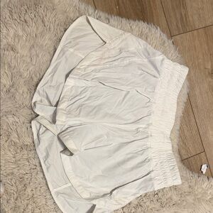 White lululemon  Running Shorts